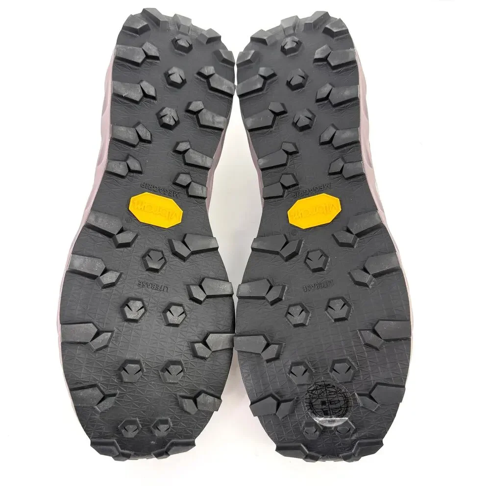 NNormal Tomir 2-01 Trail Running Shoes Womens Sz 12 Mens Sz 13 Grey Purple Sole